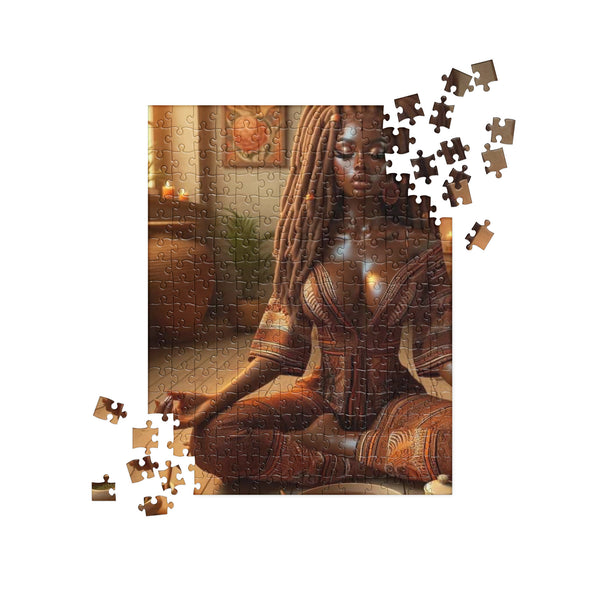 Osunremi | Melanin Jigsaw Puzzle | The Garden and the Sea