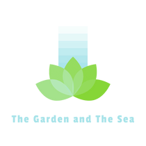 The Garden and The Sea logo featuring green leaves and blue lettering, representing an online store for Foundational Black American heritage merchandise.